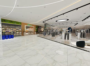 杭州余杭区商场超市装修设计案例效果图